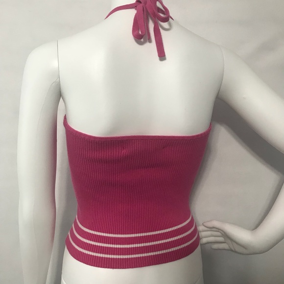 ‼️US POLO ASSN Pink S Halter Crop Top‼️E36 - Picture 5 of 8